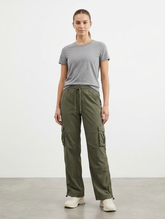 lululemon athletica Pants - lululemon athletica dance studio army green Cargo Pants